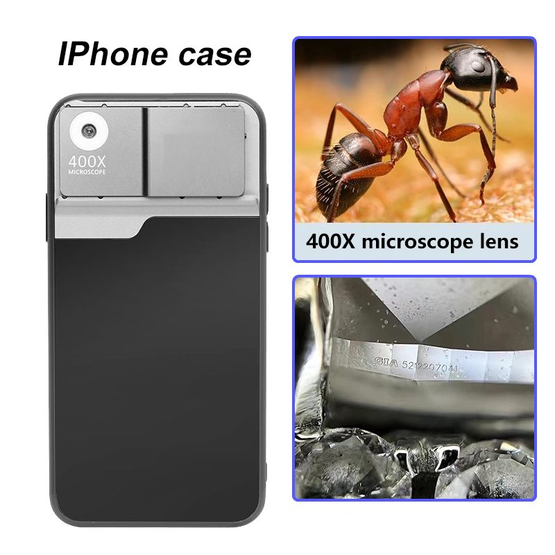 Photography Lighting Case - Coque de téléphone pour Microscope à