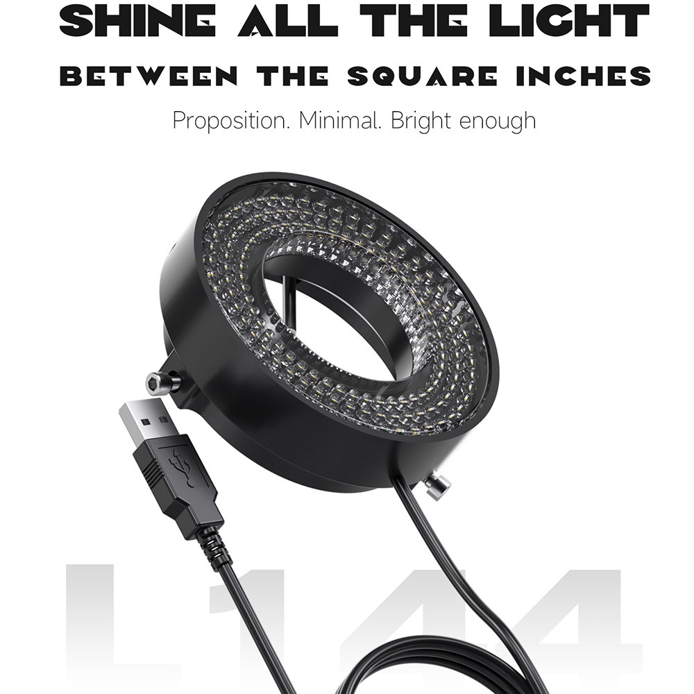 Photography Lighting Circle - Lampe d'éclairage annulaire LED pour microscope