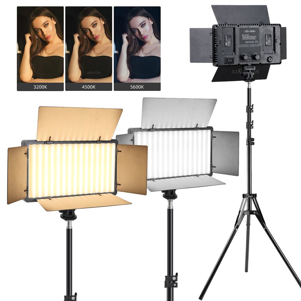 Iris Photography Led Lighting Pack - Ufemale-Analyste d'éclairage vidéo LED pour studio,