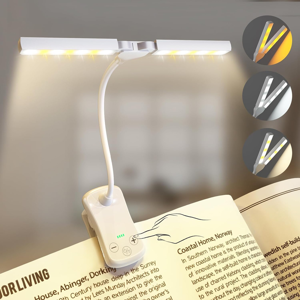 Photography Lighting Book - 14 LED Clip sur livre lumière