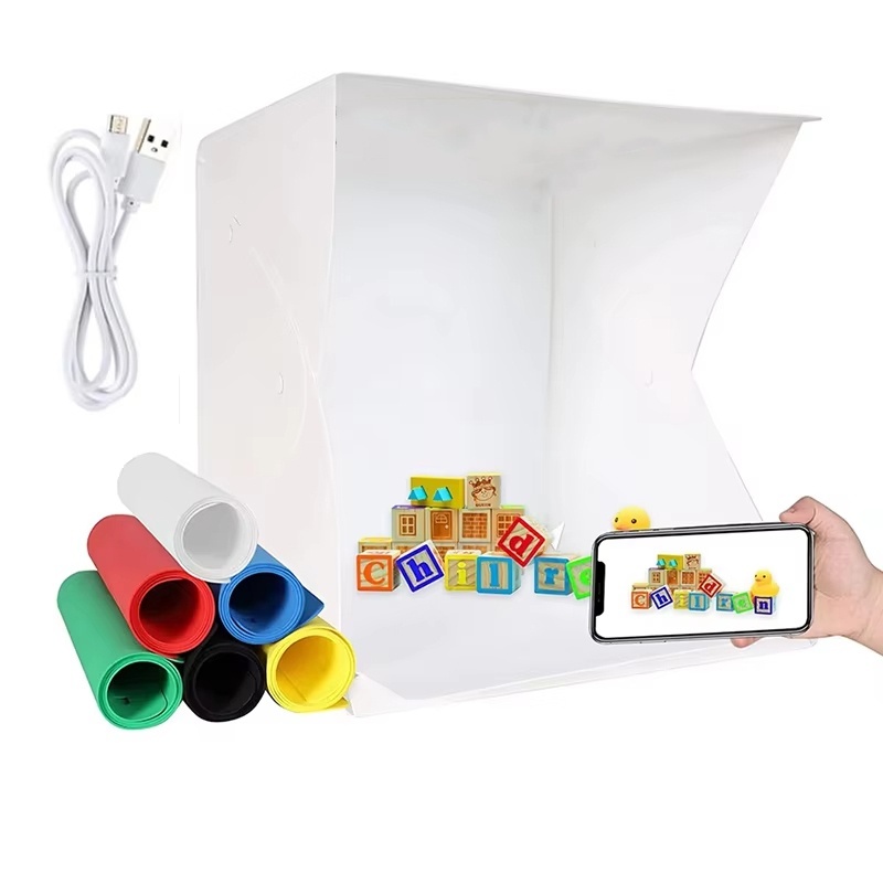 Iris Photography Led Lighting Pack - Boîte à lumière pliable, tente de