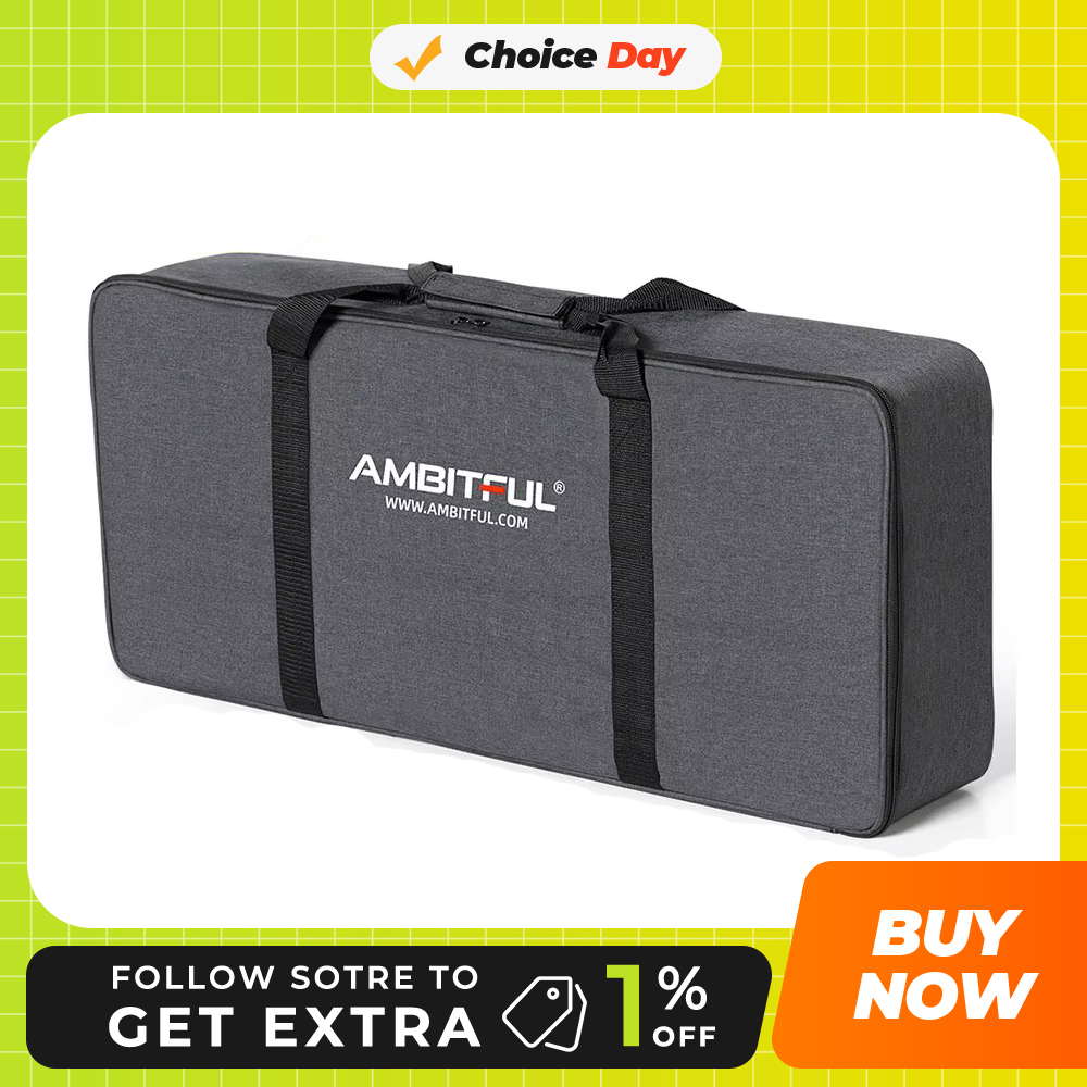 Photography Lighting Case - Sac de transport portable AMBITFUL PB06