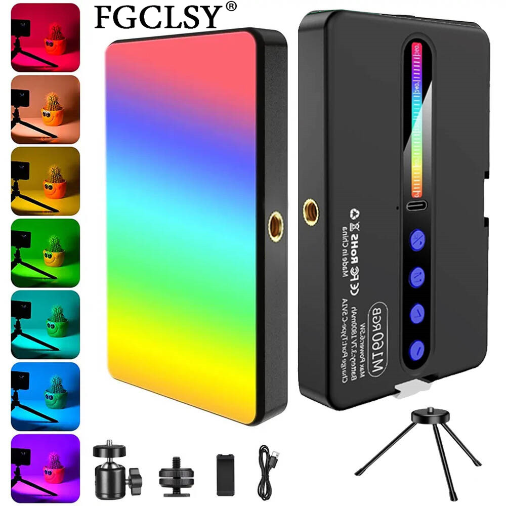 Iris Photography Led Lighting Pack - Lumière de caméra LED RGB, Kit