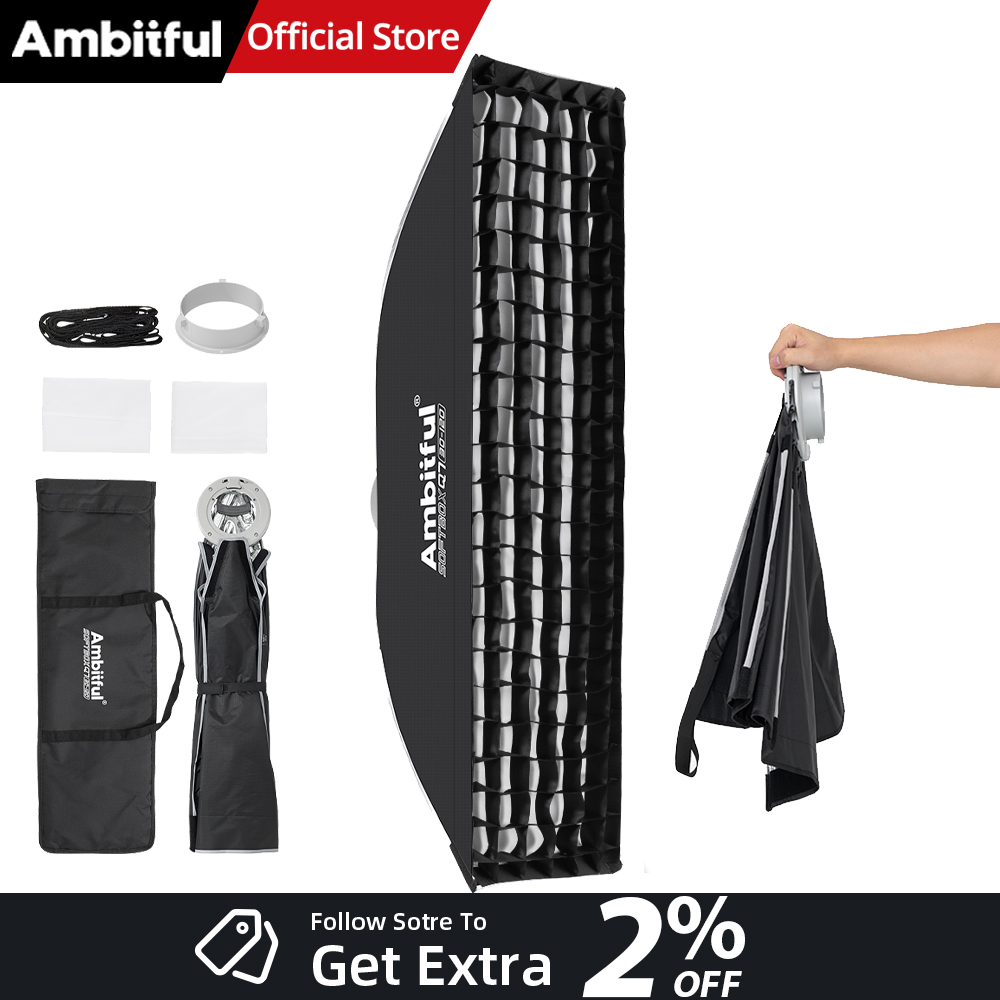 Photography Lighting Case - AMBITFUL Q7-II 30*120cm Boîte à lumière