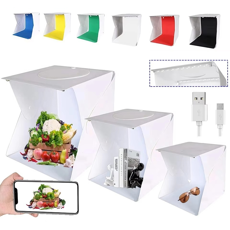 Iris Photography Led Lighting Pack - Boîte à lumière pliante Portable photographie