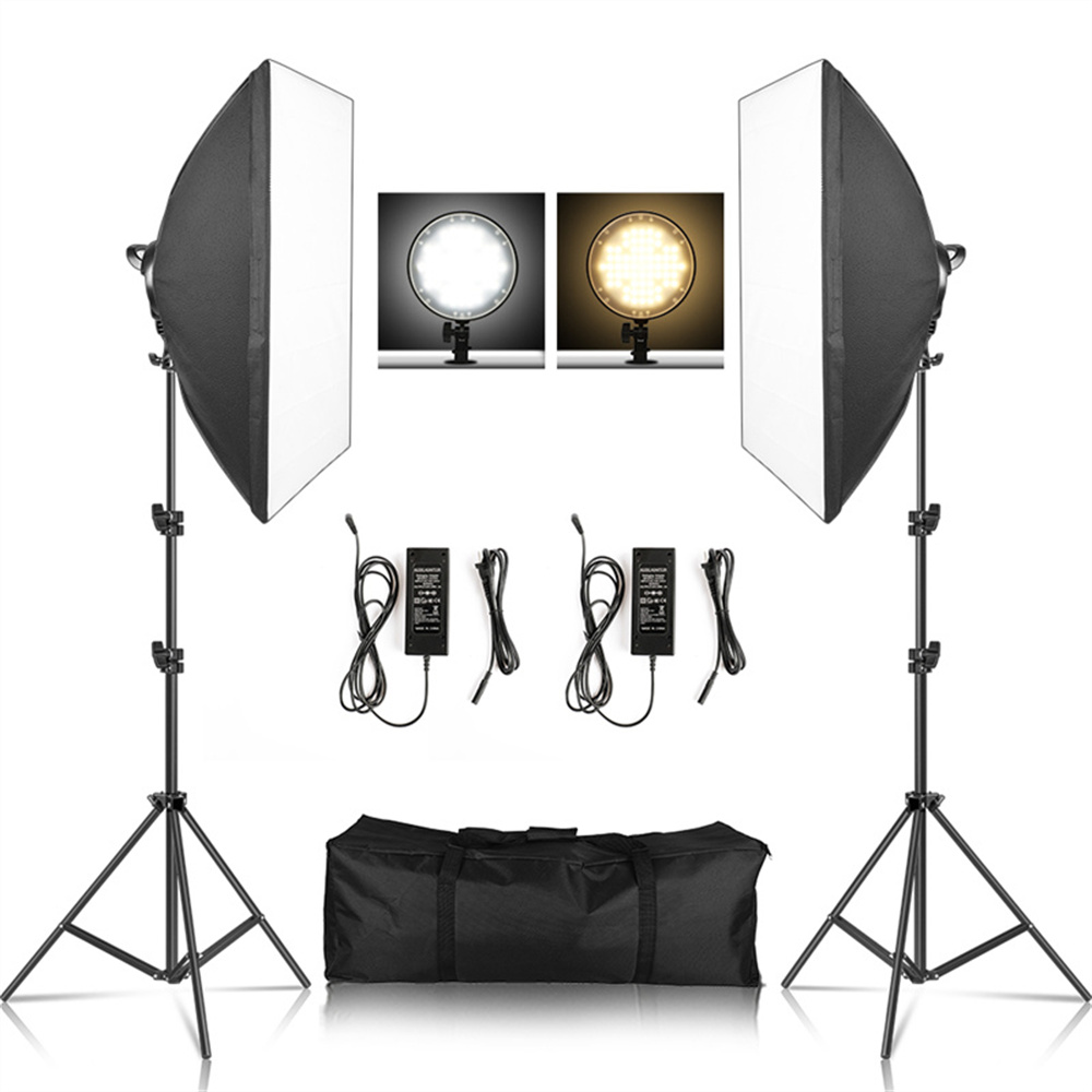 Iris Photography Led Lighting Pack - Softbox Light Kit de photographie, 2m