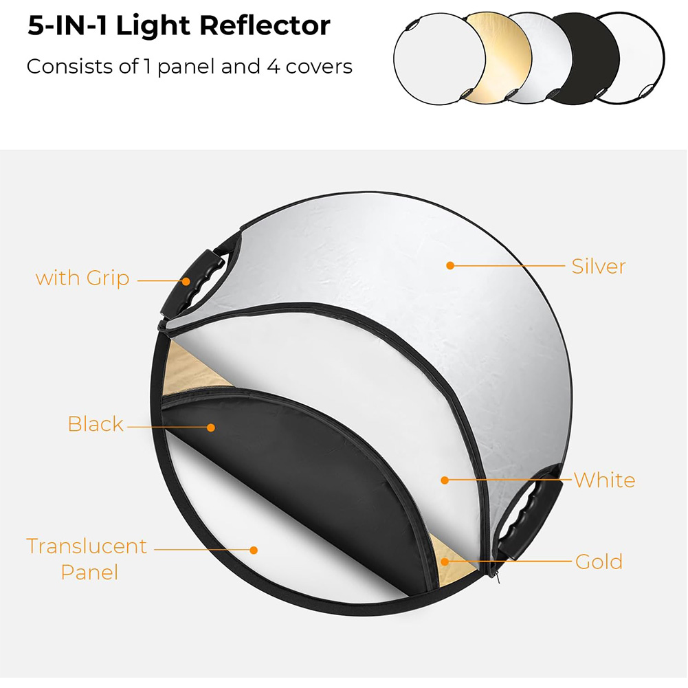 Réflecteur photographique plia - Photography Lighting Case avis et prix