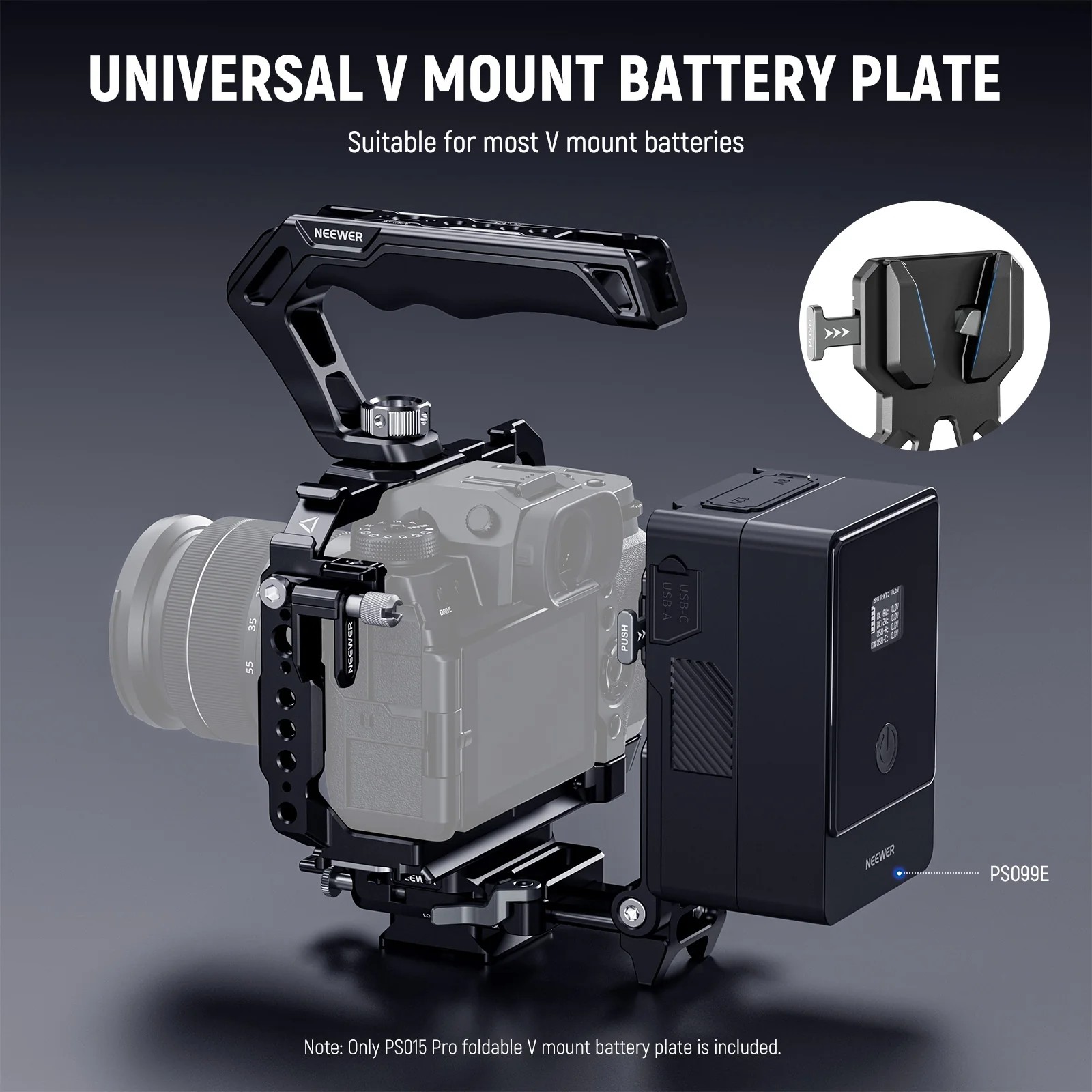 Plaque de batterie pliable NEE - V Mount Battery avis et prix