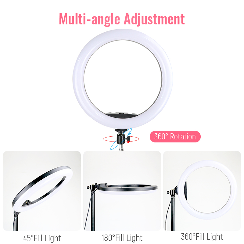 Anneau lumineux Led RGB de 12  - Photography Lighting Circle avis et prix